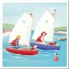 Emma Ball Greeting Cards-A Days Sailing Greetings Card
