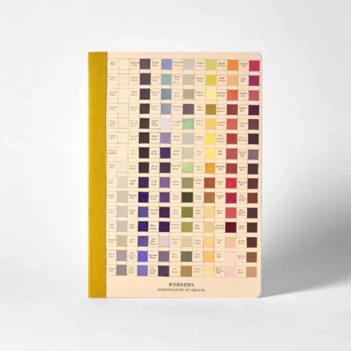 Roomytown Stationery-A5 Single Notebook - Werner's Nomenclature of Colours
