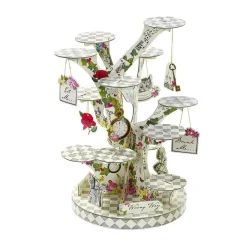 Talking Tables Serving Plates & Boards-Alice in Wonderland Tree Shaped Cake Stand