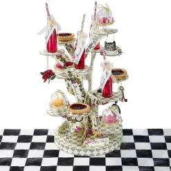 Talking Tables Serving Plates & Boards-Alice in Wonderland Tree Shaped Cake Stand