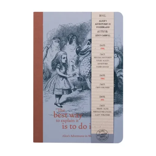 Half Moon Bay Stationery-Alice's Adventures in Wonderland A5 Notebook