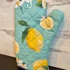 Samuel Lamont Oven Gloves/Mitts-Amalfi Lemons Gauntlet