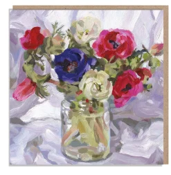 Paper Shed Design Greeting Cards-Anemones  Greetings Card