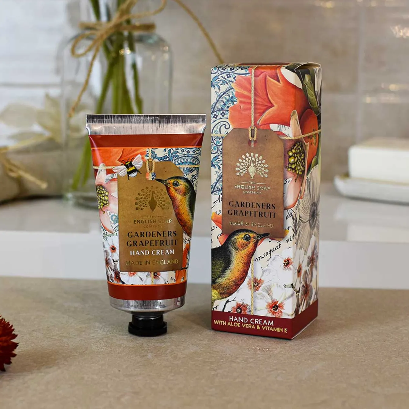 English Soap Company Soaps & Lotions-Anniversary Gardeners Grapefruit Hand Cream