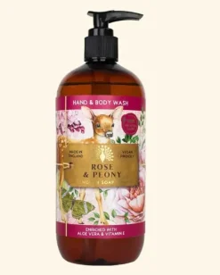 English Soap Company Soaps & Lotions-Anniversary Rose & Peony Hand and Body Wash