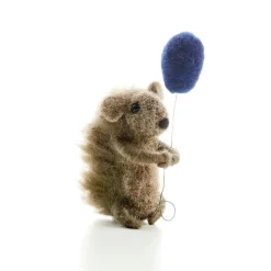 Sew Heart Felt Children-Baby Felt Hedgehog w/ Blue Balloon
