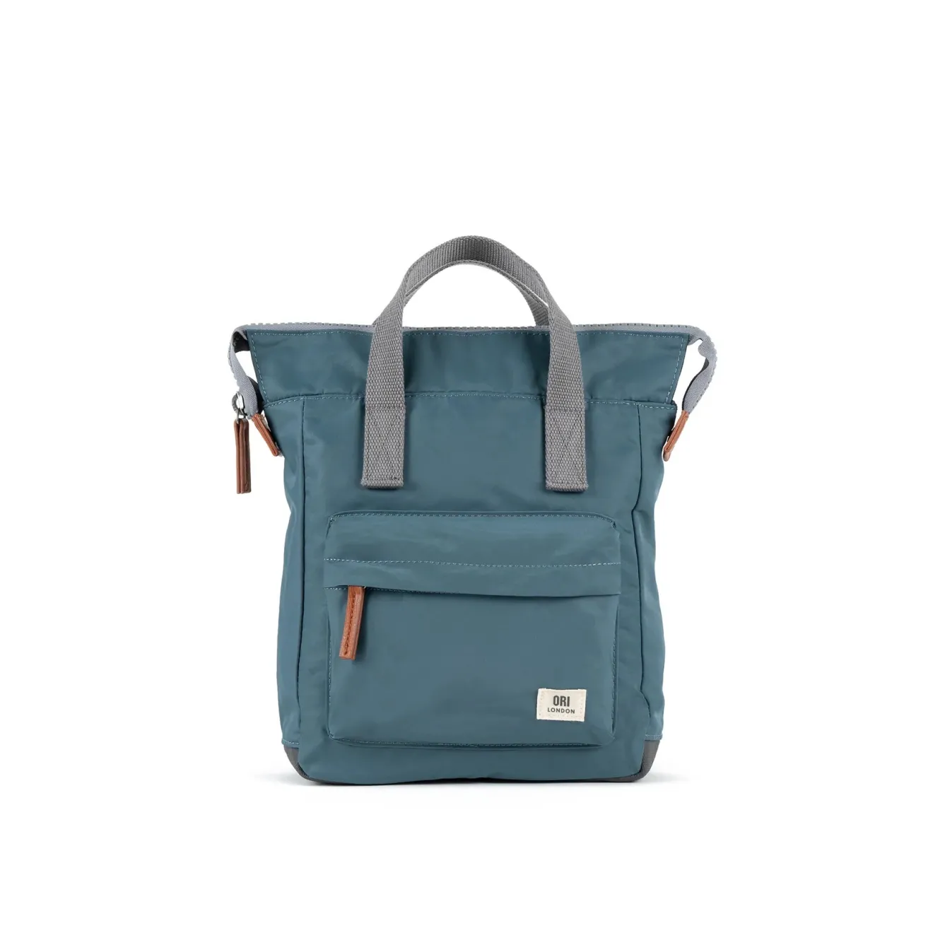 Ori London Bags-Bantry Airforce Blue Recycled Nylon Backpack - Small