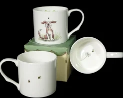 Two Bad Mice Tea|Whimsical-Bee Happy Large Mug