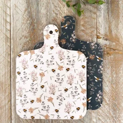 Toasted Crumpet Stationery|Chopping Boards-Bees & Honeysuckle Mini Chopping Board
