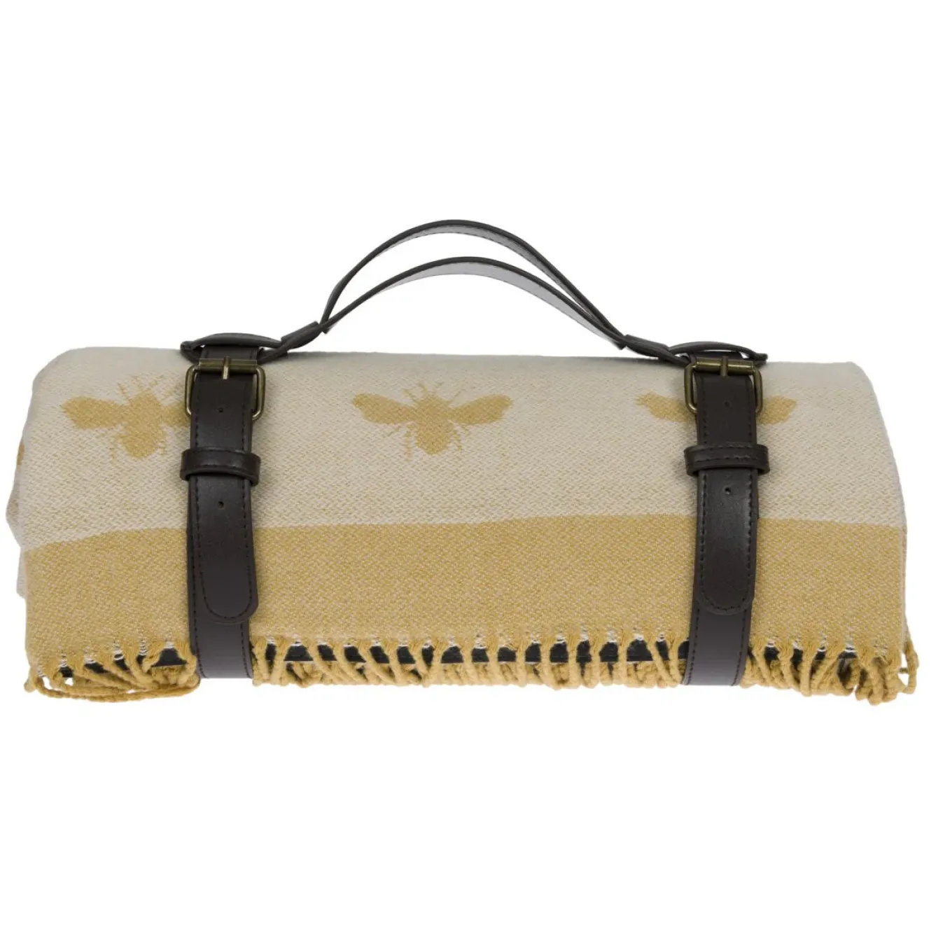 Sophie Allport Picnic-Bees Knitted Picnic Blanket