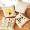 Corinne Lapierre Crafts|Children-Bees Linen Lavender Bags Embroidery Kit