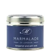 Marmalade of London Home Fragrance-Bergamot & Soft Rose Medium Tin Candle