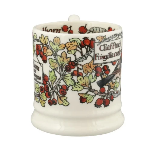 Emma Bridgewater Animals|Animals-Birds In The Hedgerow Hawthorn & Chaffinch 1/2 Pint Mug