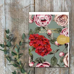 Toasted Crumpet Greeting Cards-Blooming Wonderful - In Full Bloom - Greetings Card
