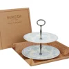 Burleigh Serving Plates & Boards|Plates-Blue Asiatic Pheasants 2 Tier Cake Stand