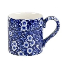 Burleigh Blues-Blue Calico 0.66  Pint Mug