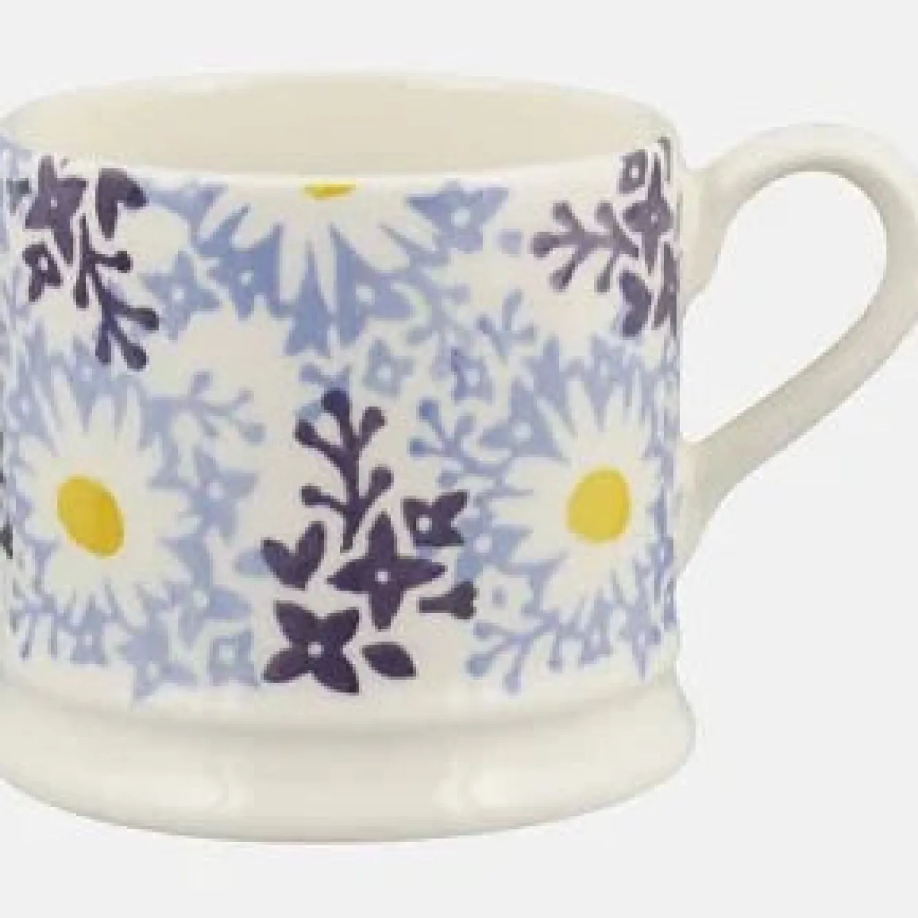 Emma Bridgewater Flowers & Garden-Blue Daisy Fields Small Mug