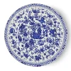 Burleigh Plates-Blue Regal Peacock Medium Plate 8 3/4 in