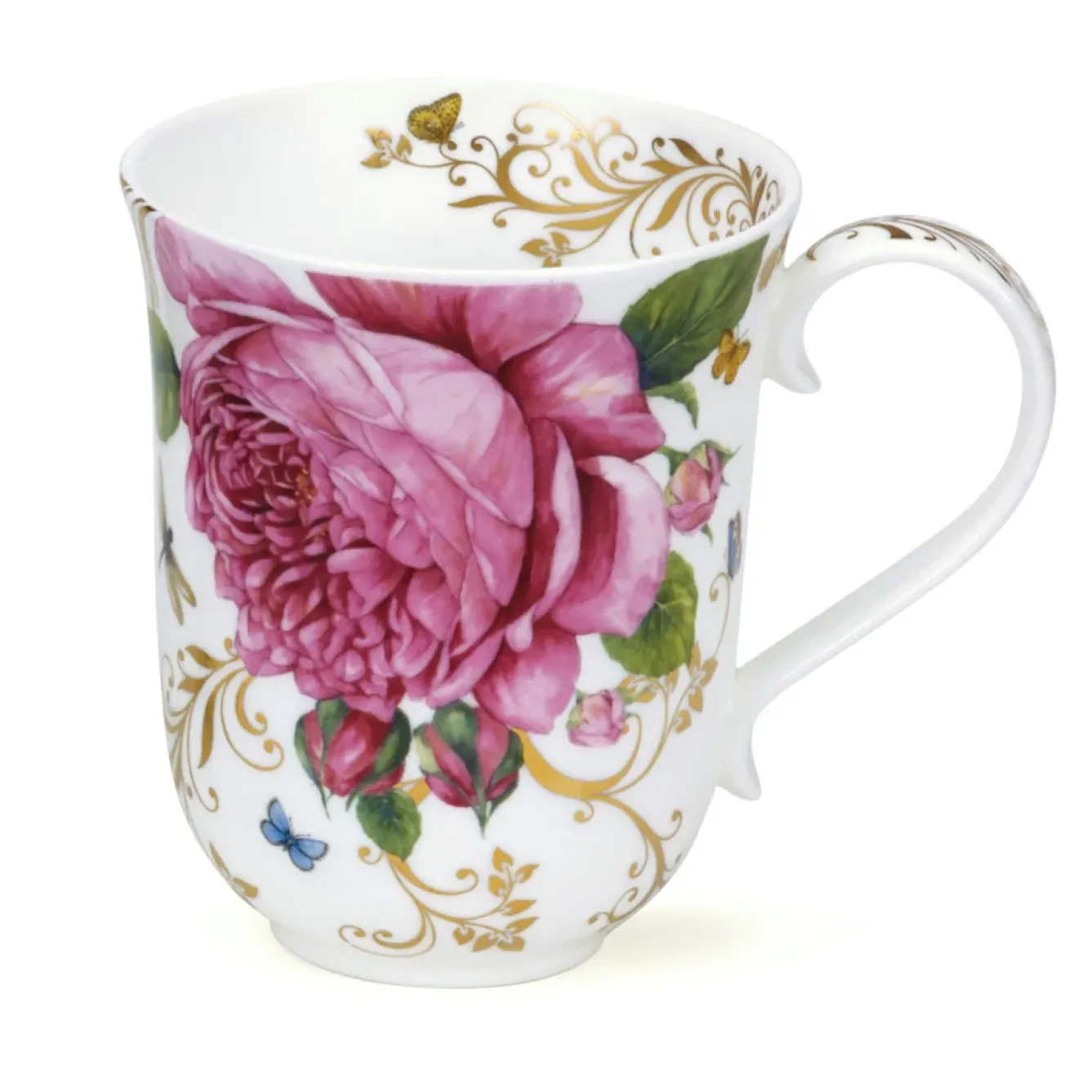 Dunoon Tea-Braemar Vintage Rose Mug