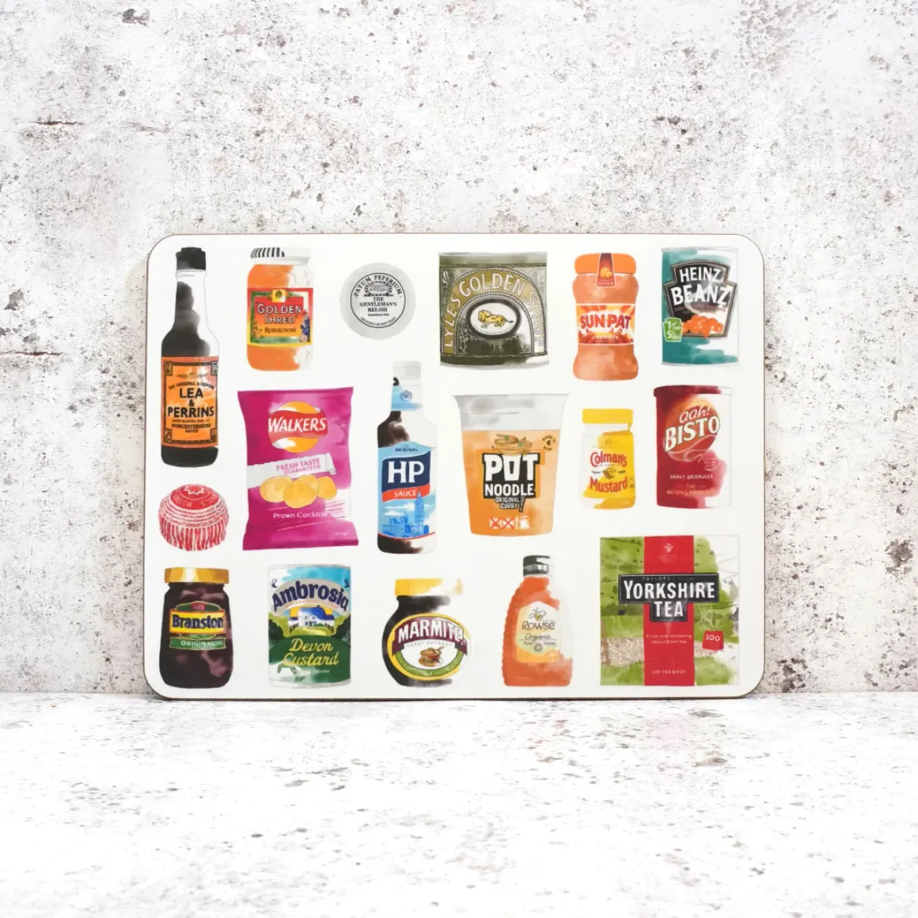 Corinne Alexander Father's Day-British Store Cupboard Placemat by