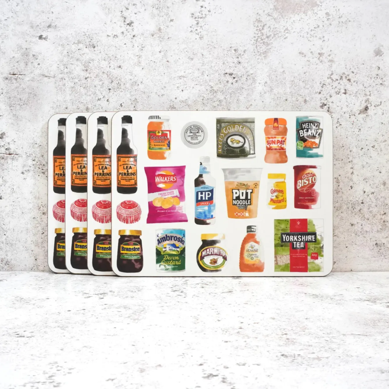 Corinne Alexander Father's Day-British Store Cupboard Placemat by