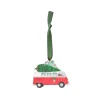 Lottie Murphy Christmas-Camper Van Wooden Christmas Decoration