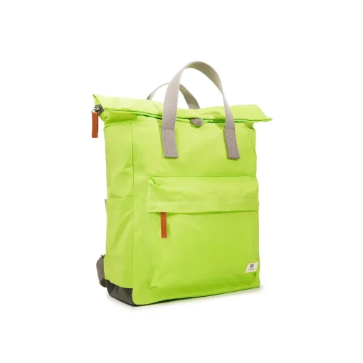 Ori London Bags-Canfield B Lime Recycled Nylon Backpack - Medium