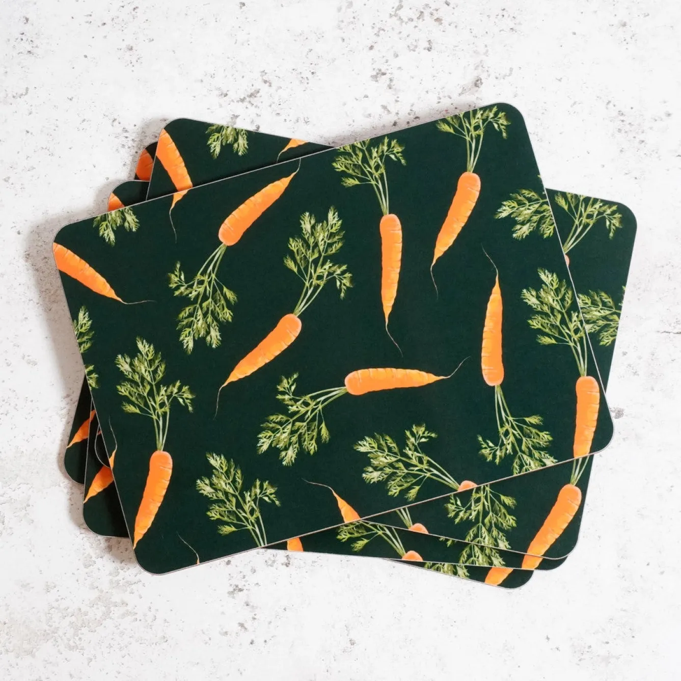 Corinne Alexander Coasters-Carrot Coaster Set by