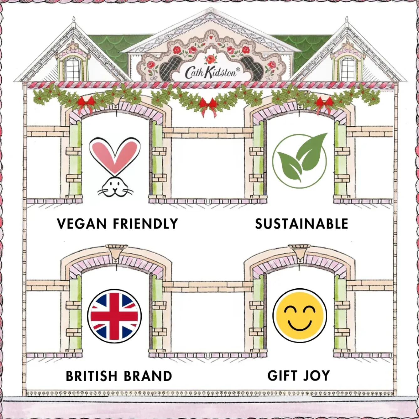 Cath Kidston Advent|Soaps & Lotions-2024 A Doll's House Advent Calendar