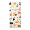 The Art File Stationery-Cats Lined Magnetic Pad