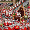 All Jigsaw Puzzles Puzzles-Chaos at Santa's Grotto 500XL Piece Jigsaw Puzzle