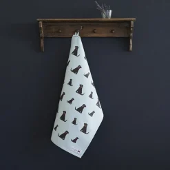 Sweet William Tea|Tea Towels-Chocolate Labrador Tea Towel