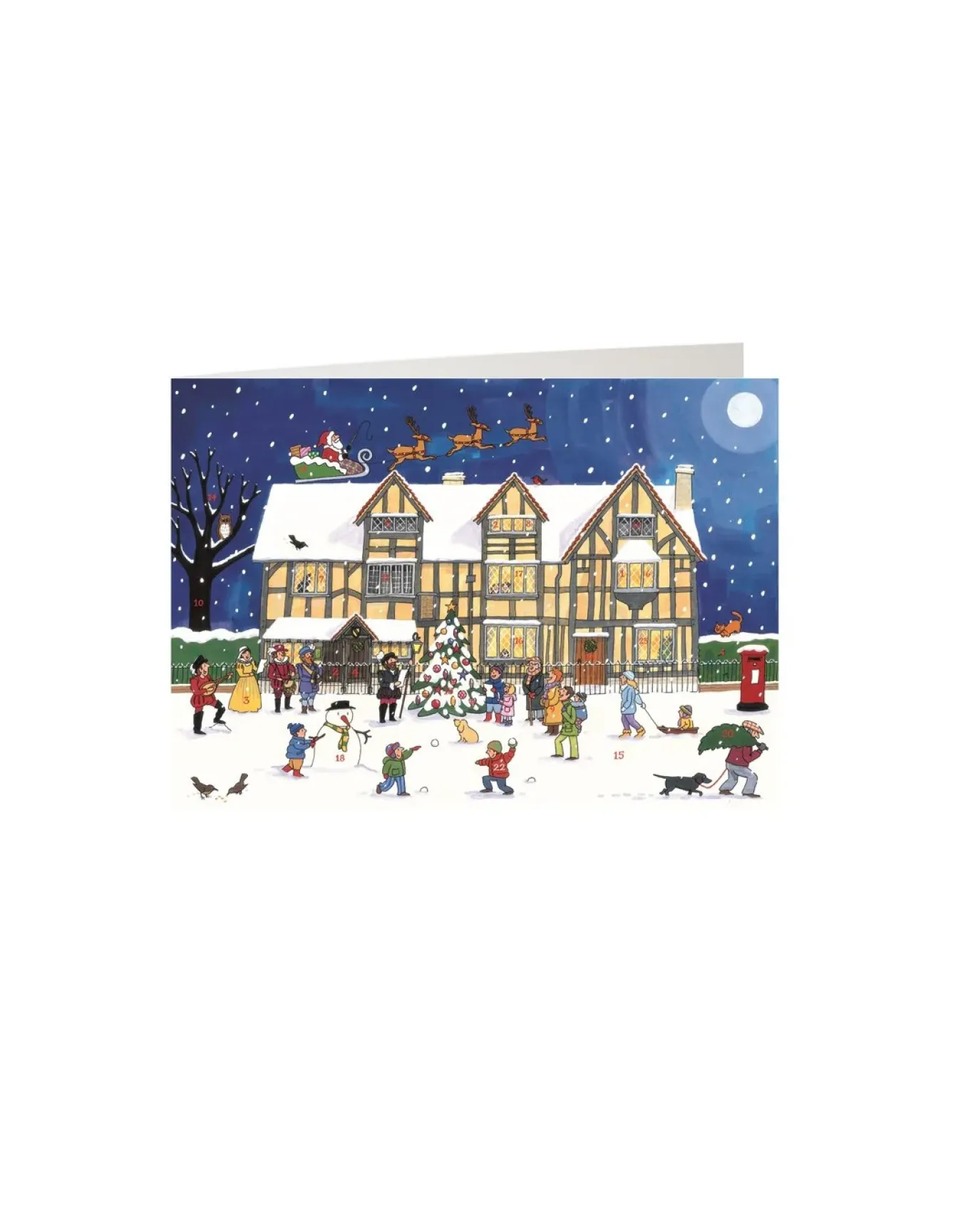 Alison Gardiner Christmas|Advent-Christmas at the Old Town House Advent Calendar Card