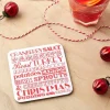Victoria Eggs Coasters-Christmas Dinner Coaster