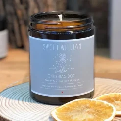 Sweet William Seasonal Decor|Home Fragrance-Christmas Dog Candle
