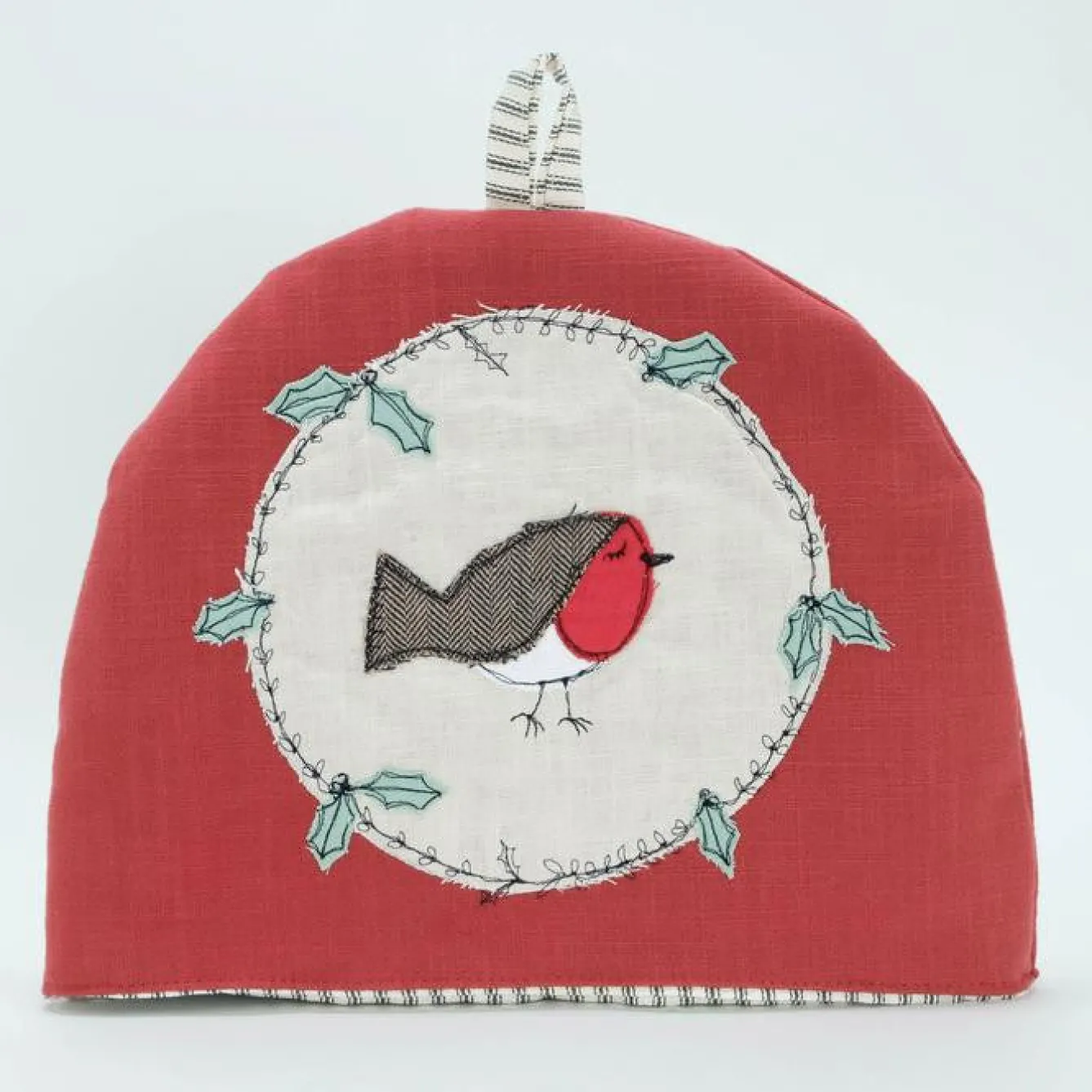 Poppy Treffry Tea|Tea Cosies-Christmas Robin Tea Cosy