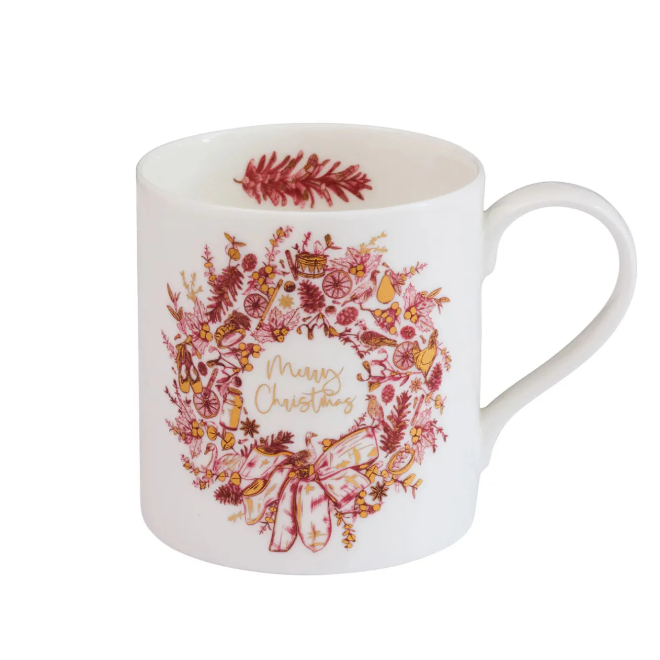 Victoria Eggs Whimsical|Food & Drink-Christmas Wreath Mug