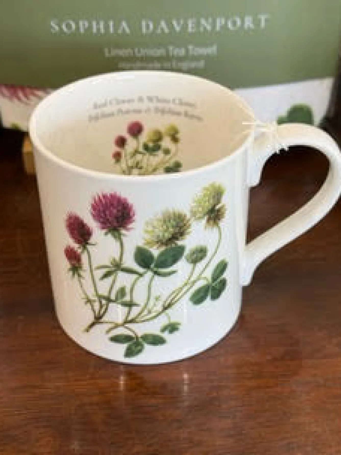 Sophia Davenport Flowers & Garden-Clover Mug