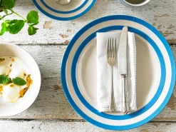 Cornishware Plates-11.5 in Dinner Plate