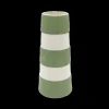 Cornishware Kitchenware-Tall Lighthouse Willow Green Vase