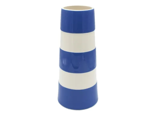 Cornishware Vases|Kitchenware-Tall Lighthouse Blue Vase