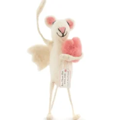 Sew Heart Felt Valentine's Day|Children-Cupid Angel Felt Mouse