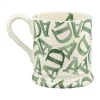 Emma Bridgewater Father's Day-D.A.D. Green 1/2 Pint Mug