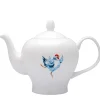 Jane Abbott Designs Tea|Tea-Dancing Hen Bone China Teapot