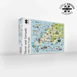 GB Jigsaws Ltd Puzzles-Devon & Cornwall 1000 Piece Jigsaw Puzzle