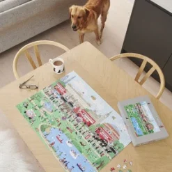 Sweet William Puzzles-Dog Walkers of London Jigsaw Puzzle