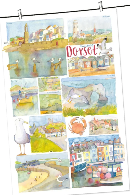 Emma Ball Tea|Tea Towels-Dorset by Tea Towel