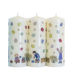 Alison Gardiner Easter|Seasonal Decor-Easter Egg Hunt Mini Pillar Candle