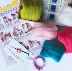 Bergin & Bath Crafts-Easter Eggs Needle Felting Kit