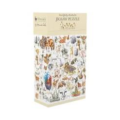 Wrendale Designs Puzzles|Children-'Farmyard Friends' Jigsaw Puzzle by